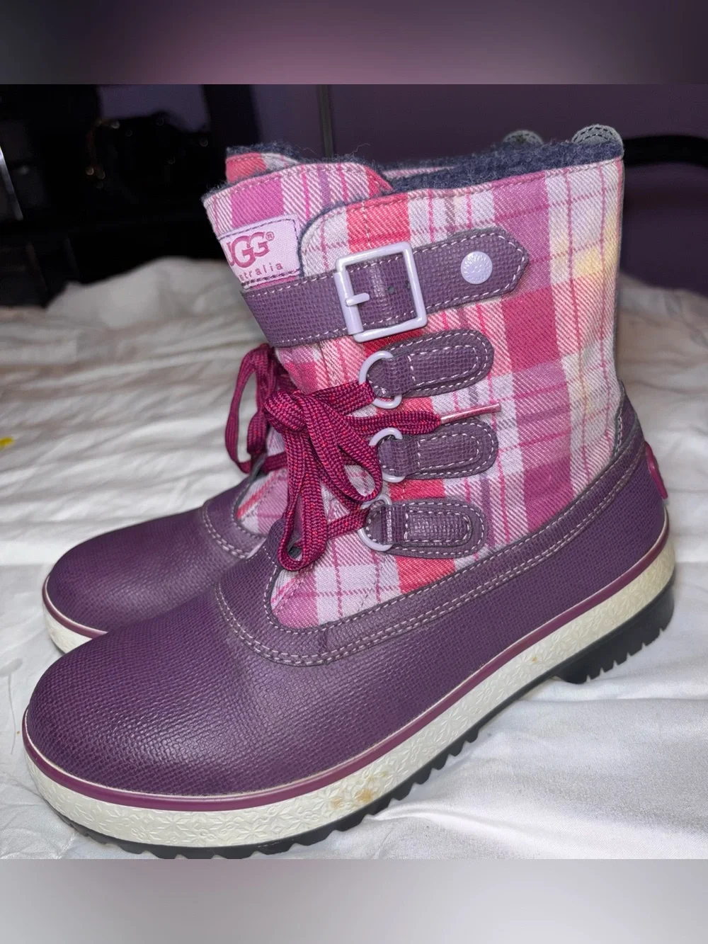 UGG Women’s Decatur Waterproof Duck Winter Boots Size 7 Excellent Condition